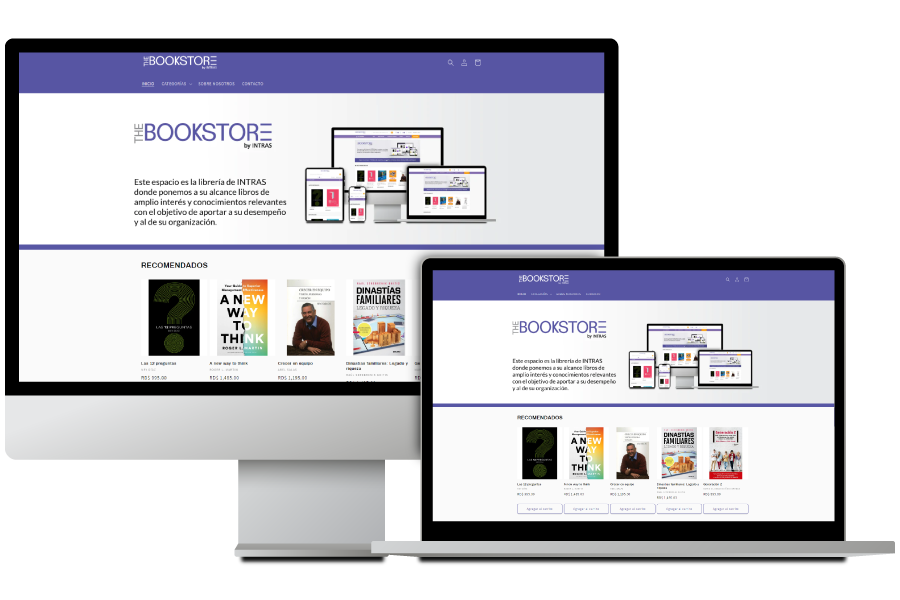 Computadoras con el sitio INTARS Bokstore